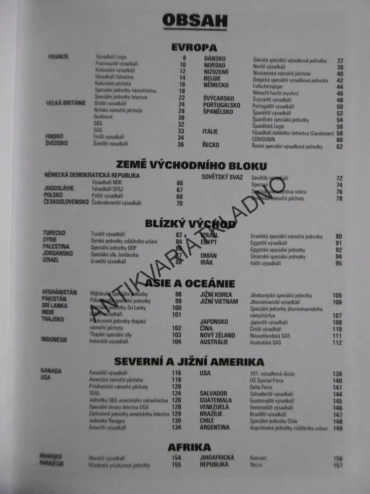ELITNÍ JEDNOTKY SVĚTA, MICHELETTI, ARMÁDA, **an