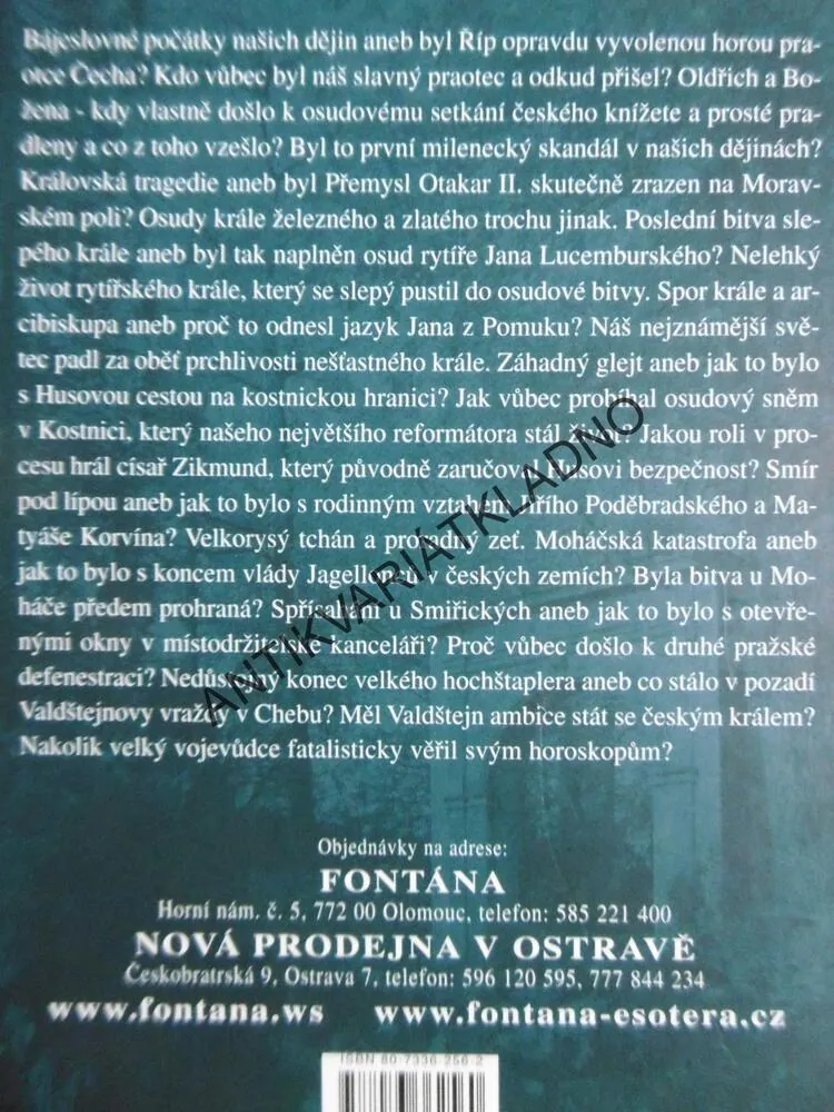 OSUDOVÁ ZASTAVENÍ ČESKÝCH DĚJIN, JIŘÍ SOMMER, **an