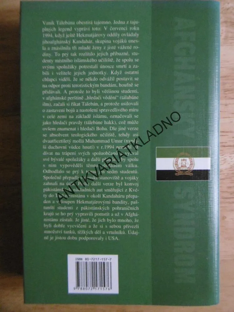 AFGÁNSKÝ SYNDROM,SOVĚTSKÝ VIETNAM, SARIN, VÁLKA **an