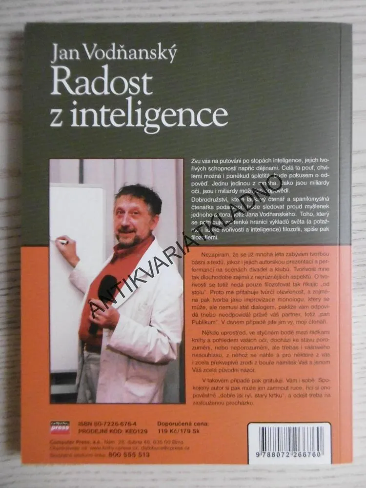 RADOST Z INTELIGENCE, JAN VODŇANSKÝ, **an