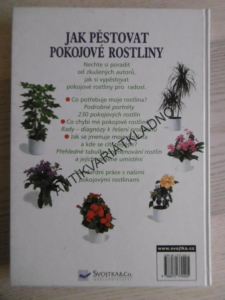 JAK PĚSTOVAT POKOJOVÉ ROSTLINY, JÜRGEN WOLF, **an