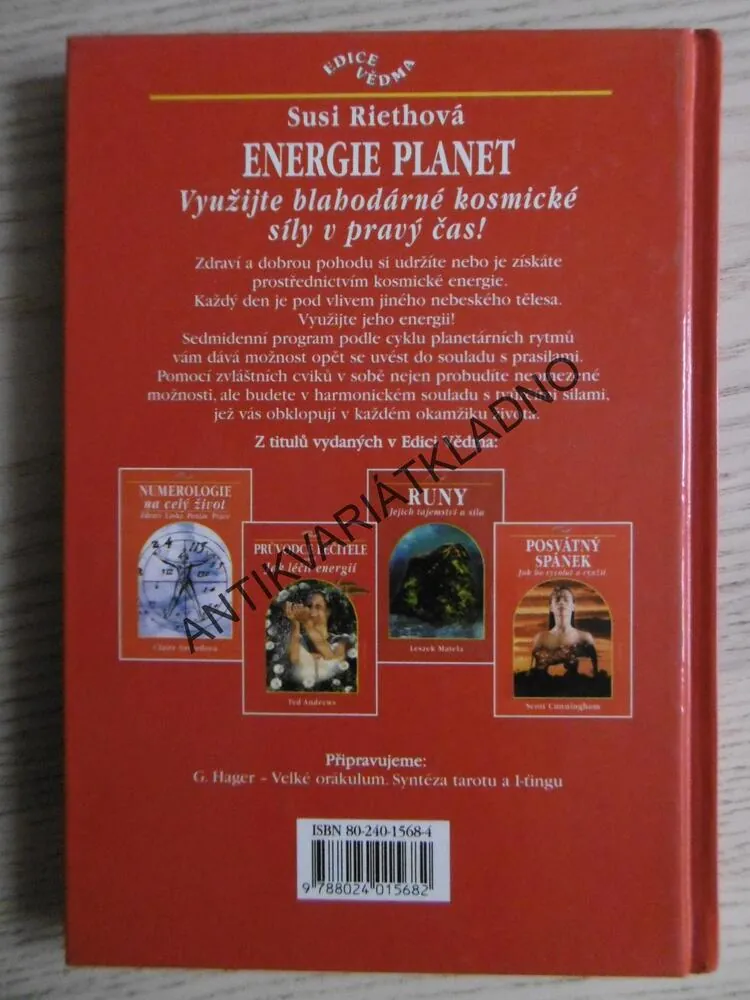 ENERGIE PLANET, VYUŽIJTE BLAHODÁRNÉ KOSMICKÉ SÍLY V PRAVÝ ČAS!, SUSI RIETHOVÁ, **an