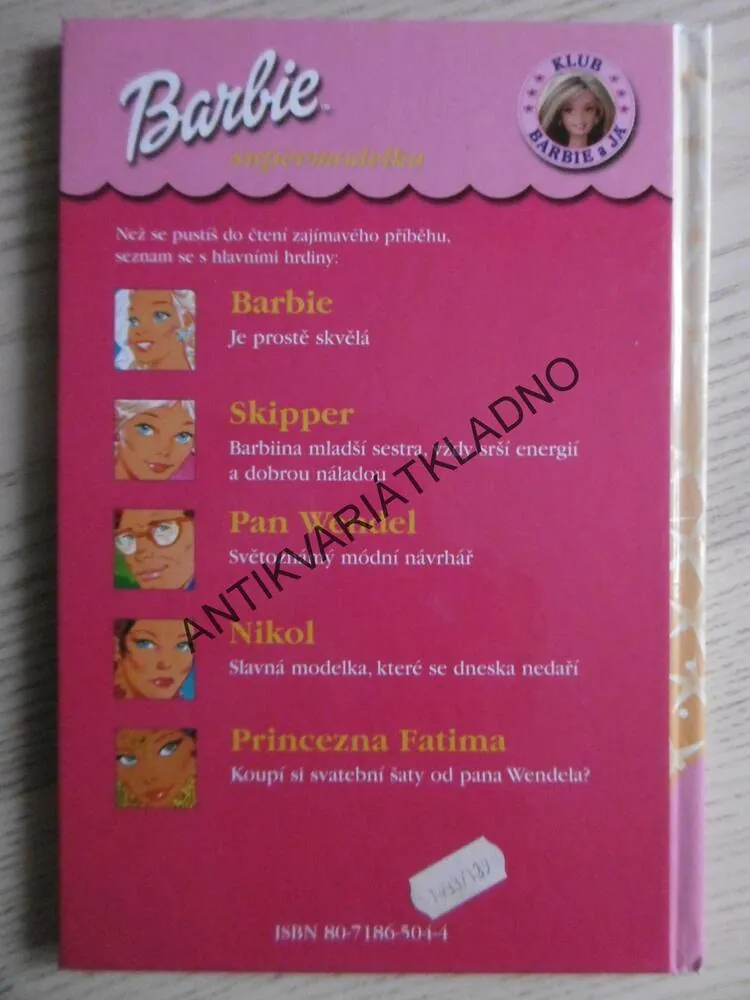 BARBIE SUPERMODELKA, **an
