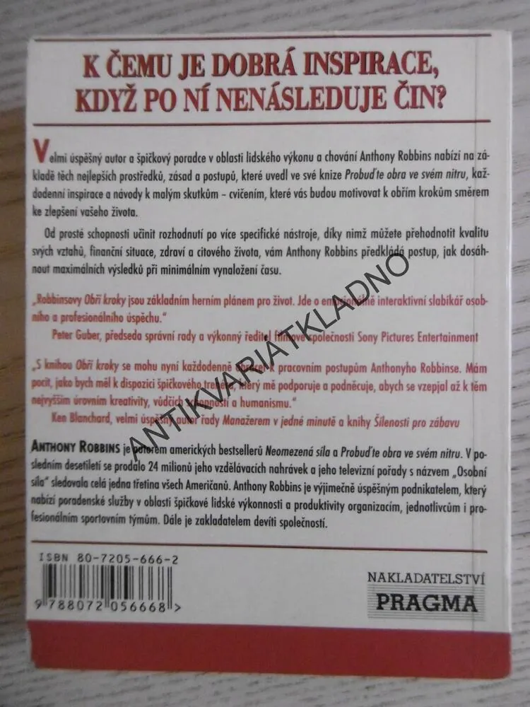 OBŘÍ KROKY, ANTHONY ROBBINS, **an