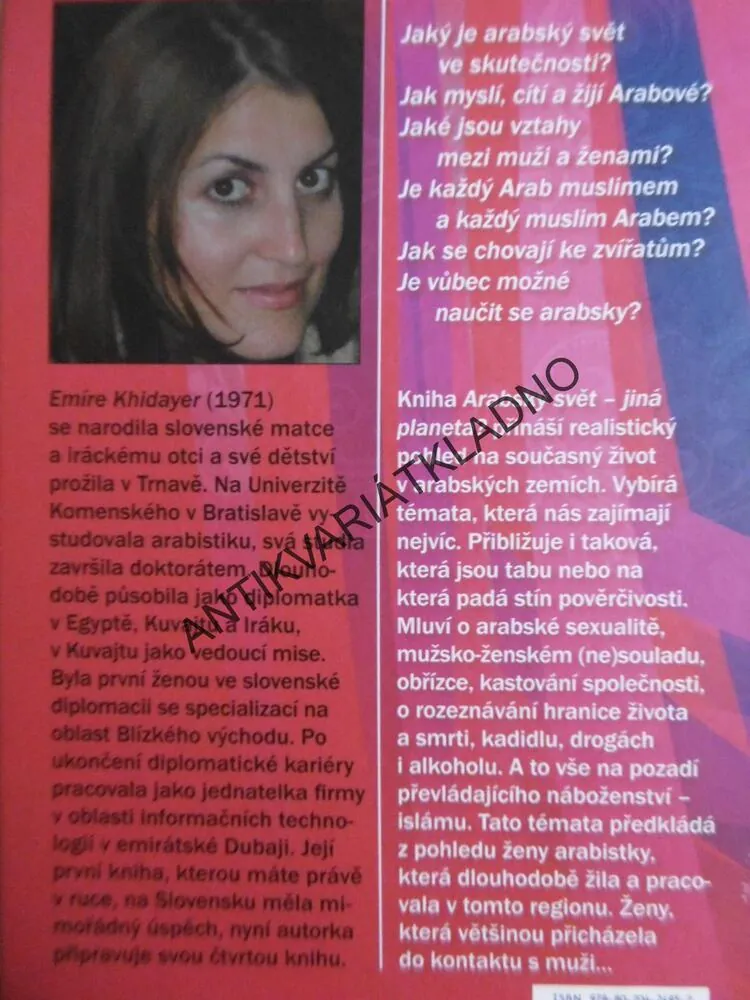 ARABSKÝ SVĚT - JINÁ PLANETA?, EMÍRE KHIDAYER, **an