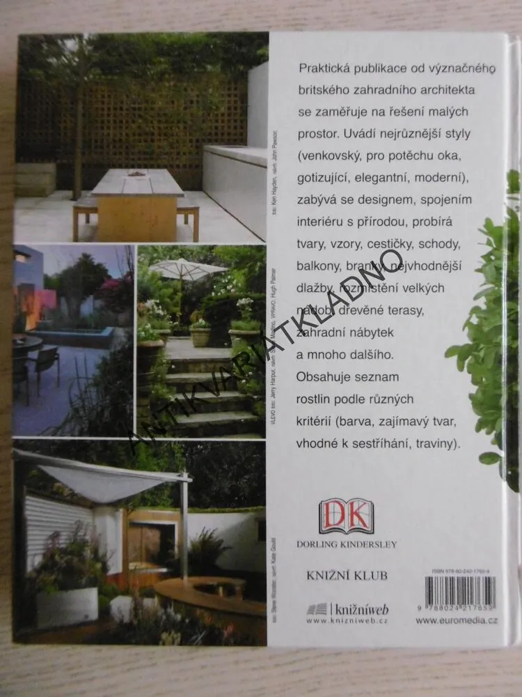 MALÉ MODERNÍ ZAHRADY, JOHN BROOKES, **an