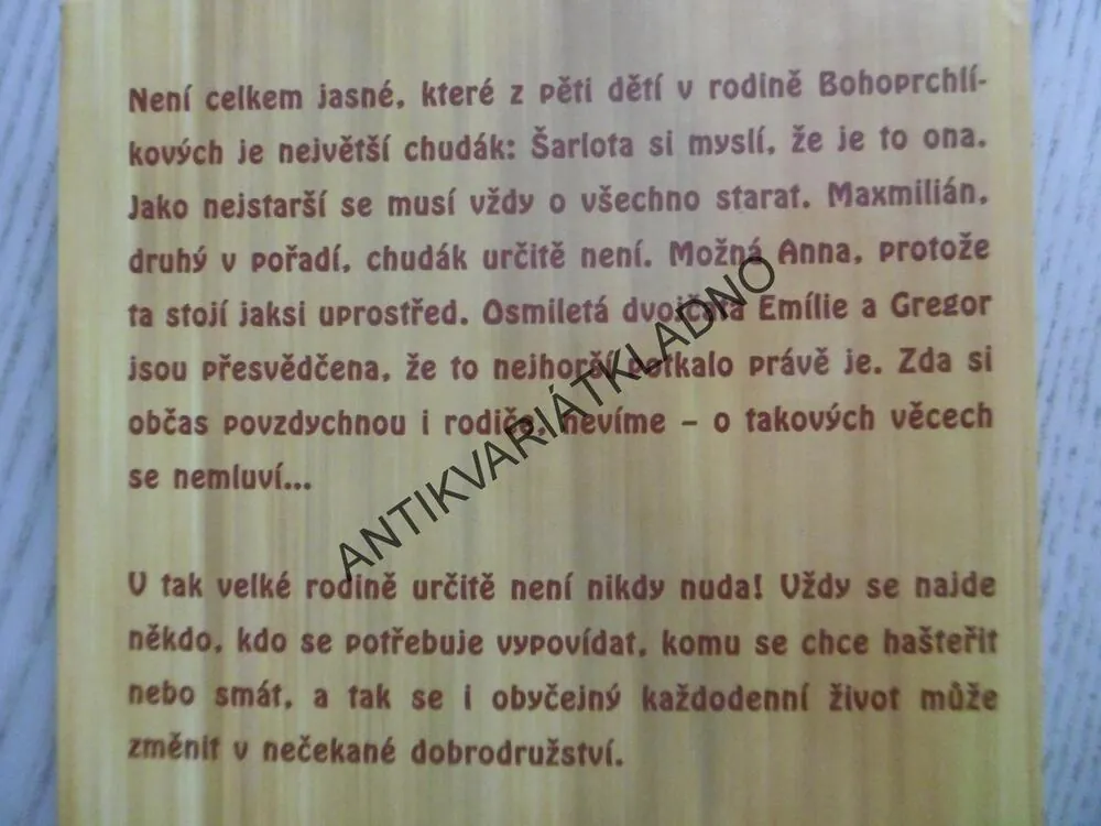 JE NÁS PĚT, FRIEDERUN REICHENSTETTEROVÁ, **an