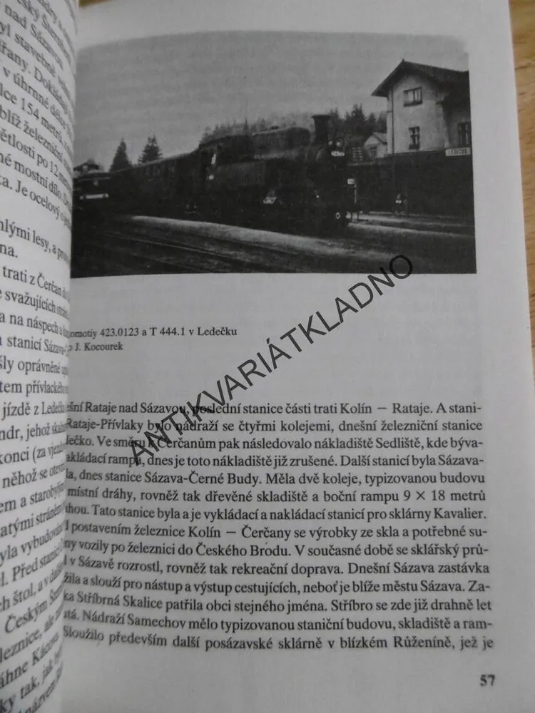 POSÁZAVSKÝ PACIFIK, BERKA, ŽELEZNICE,1991, **an