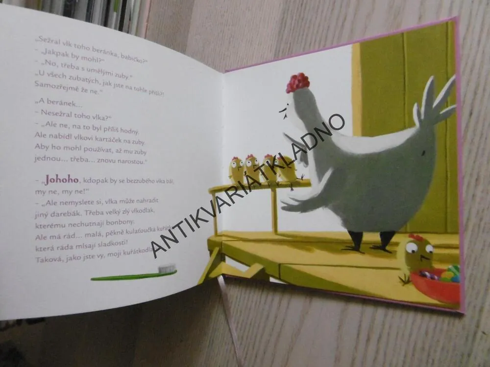 O VLKOVI, KTERÝ MOC RÁD MLSAL SLADKOSTI, CHRISTINE BEIGEL, HERVÉ LE GOFF, **an