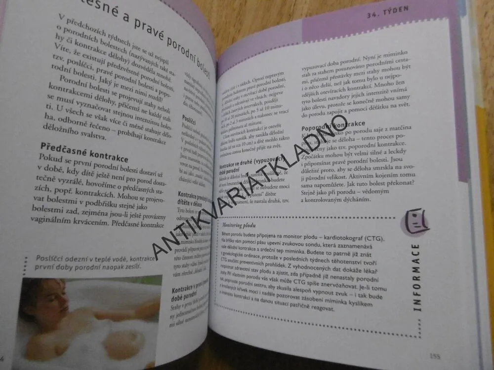 TĚHOTENSKÝ KALENDÁŘ, PRŮVODCE OBDOBÍM ŽENY TÝDEN PO TÝDNU.