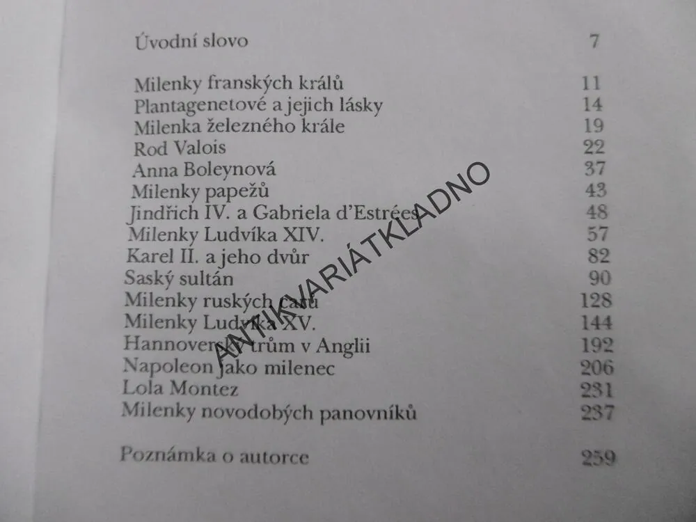 MILENKY KRÁLOVSKÉ, M. R. ŠÁRECKÁ, **an