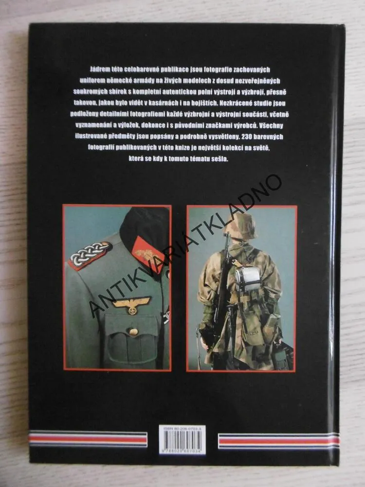 UNIFORMY NĚMECKÉ ARMÁDY ZA 2. SVĚTOVÉ VÁLKY, SLOVEM I OBRAZEM, WADE KRAWCZYK, **an