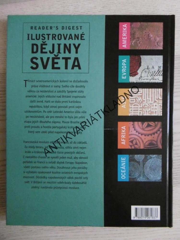 ILUSTROVANÉ DĚJINY SVĚTA, VELKÉ REVOLUCE, 1773 - 1815, **an