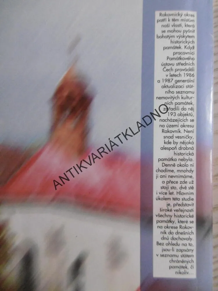 HISTORICKÉ PAMÁTKY RAKOVNICKA, TOMÁŠ BEDNAŘÍK, **an