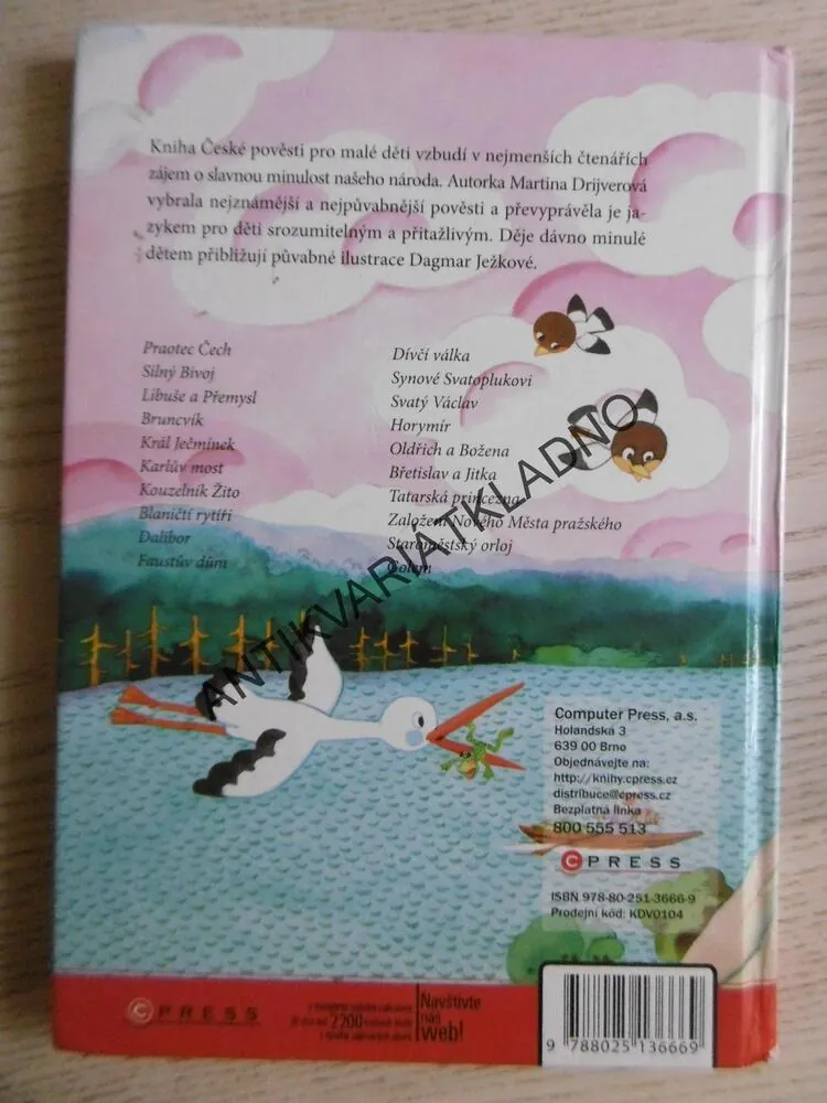 ČESKÉ POVĚSTI PRO MALÉ DĚTI, MARTINA DRIJVEROVÁ, **an