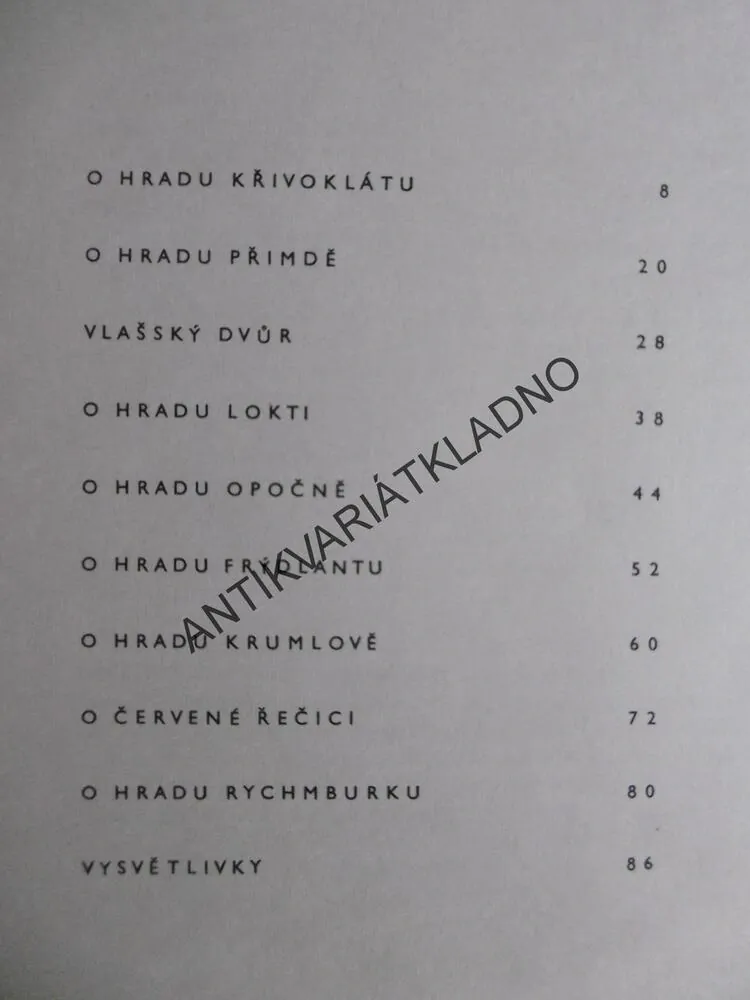 NA HRADECH A POD HRADY, MÍLA PAŠA, **an