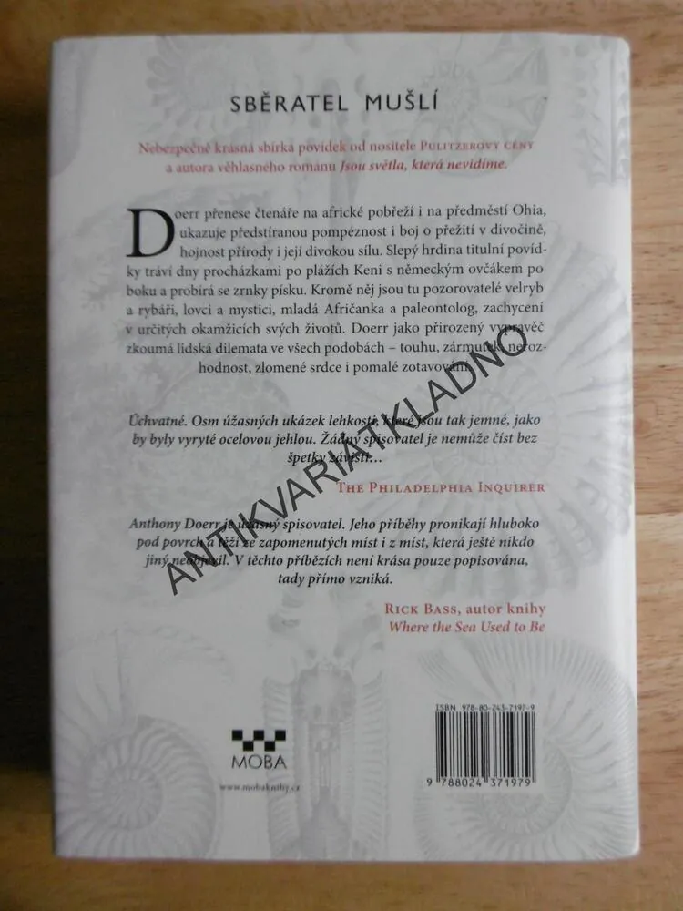 SBĚRATEL MUŠLÍ, ANTHONY DOERR