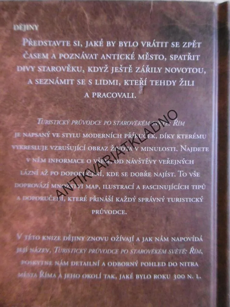 TURISTICKÝ PRŮVODCE PO STAROVĚKÉM SVĚTĚ, ŘÍM V ROCE 300 N. L., **an