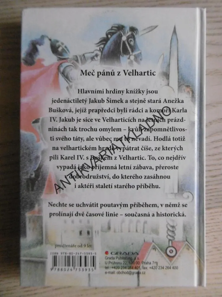 MEČ PÁNŮ Z VELHARTIC, JINDŘIŠKA MENDOZOVÁ, **an