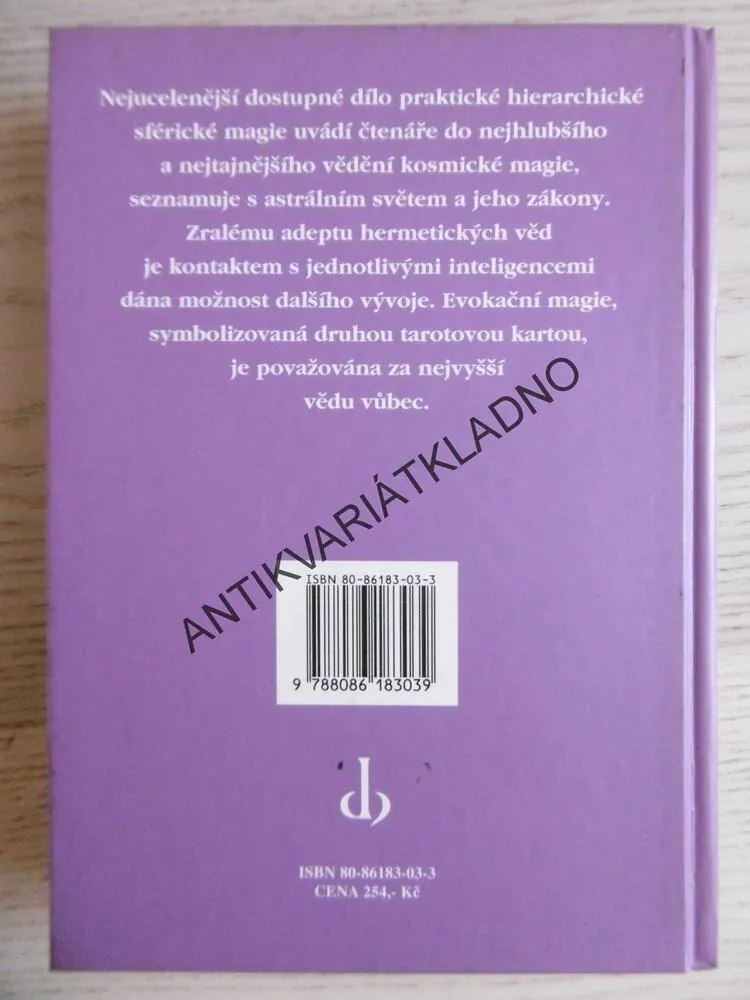 PRAXE MAGICKÉ EVOKACE, FRANTIŠEK BARDON, **an