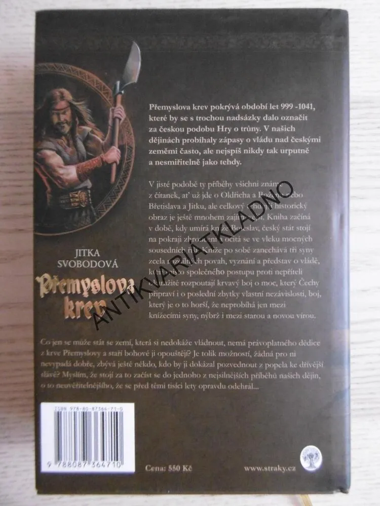 PŘEMYSLOVA KREV, JITKA SVOBODOVÁ, **an