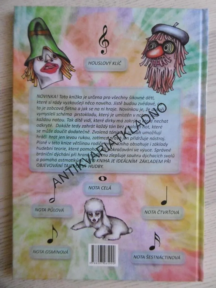 ZÁZRAČNÁ FLÉTNIČKA PRO ŠIKOVNÉ DĚTI, POUZE KNIHA, **an 