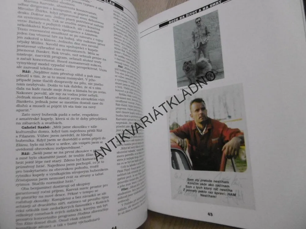 ELÁN, ROCK NA ŽIVOT A NA SMRT, MILAN TESAŘ, **an