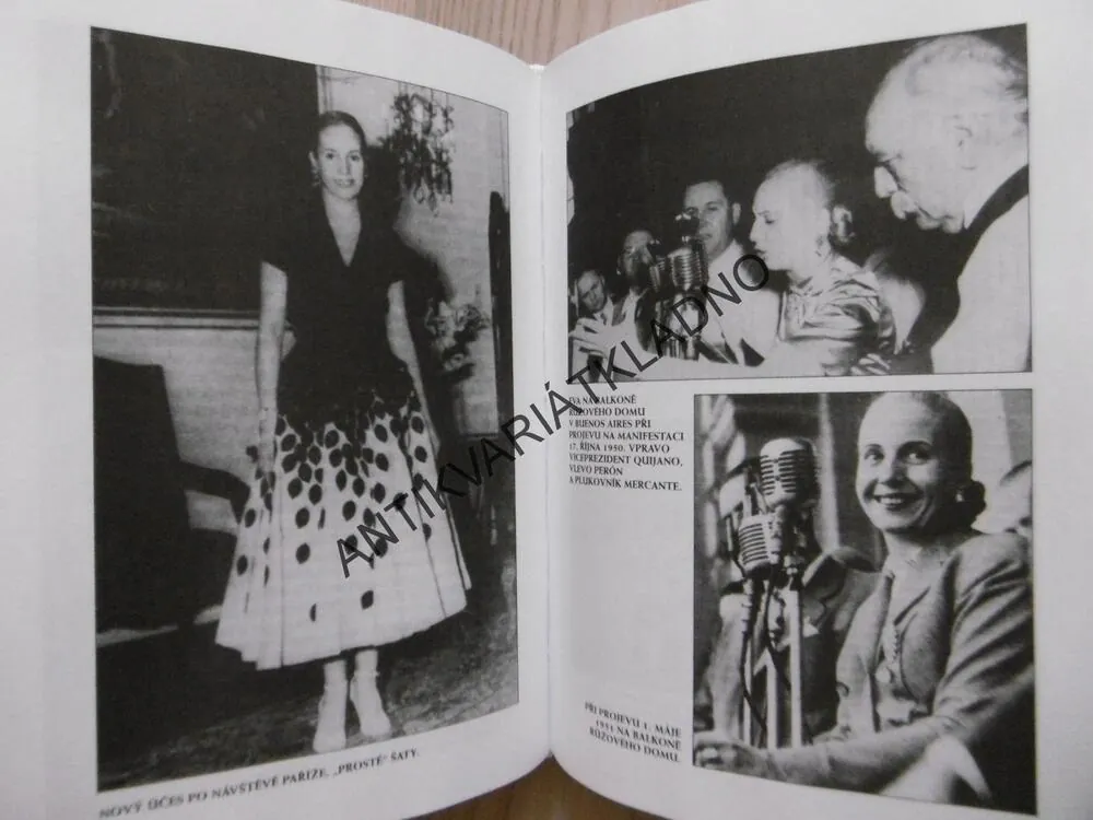 EVITA, PŘÍBĚH VÁŠNĚ A UTRPENÍ EVY PERÓNOVÉ, **an