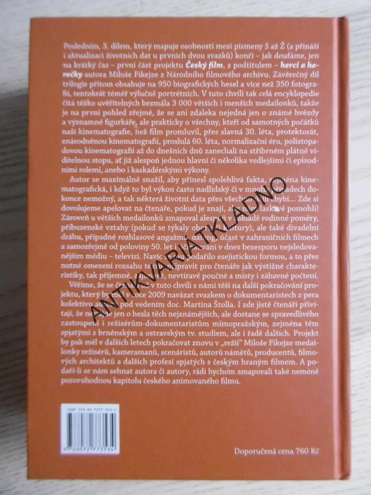 ČESKÝ FILM, HERCI A HEREČKY/III.DÍL: S-Ž, MILOŠ FIKEJZ, **an