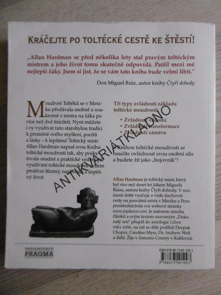 KNIHA TOLTÉCKÉ MOUDROSTI, ALLAN HARDMAN, **an