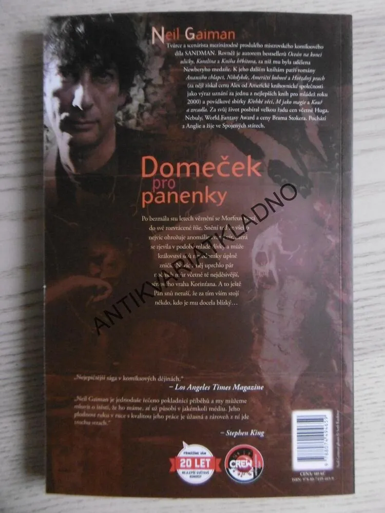 SANDMAN, DOMEČEK PRO PANENKY, 2., NEIL GAIMAN, KOMIKS VERTIGO, **an