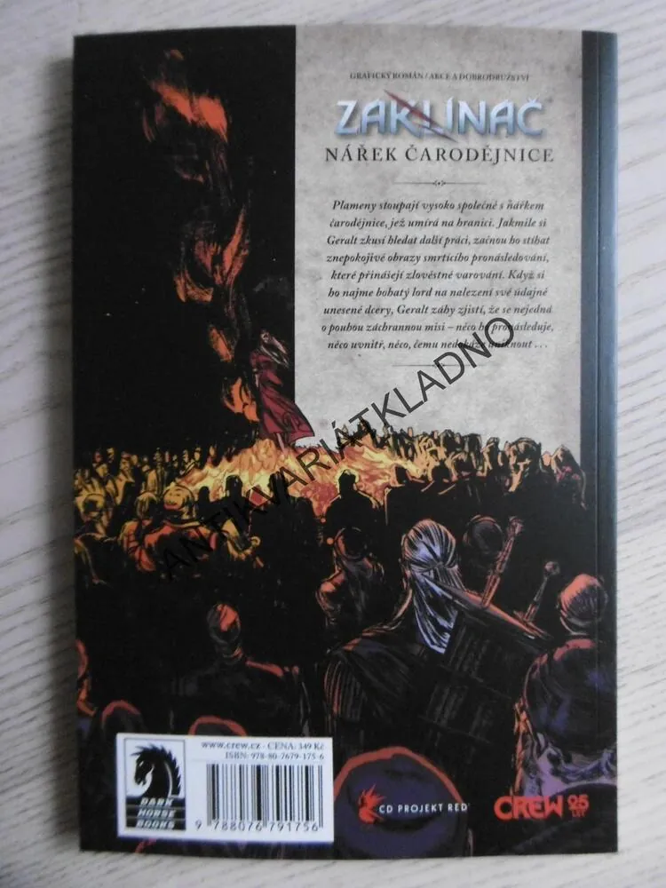 ZAKLÍNAČ, NÁŘEK ČARODĚJNICE, KOMIKS CREW DARK HORSE 6., **an