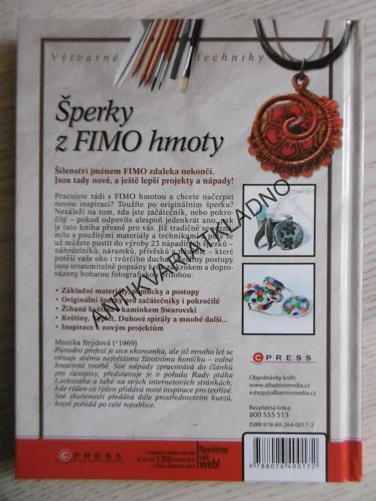ŠPERKY Z FIMO HMOTY, MONIKA BRÝDOVÁ, VÝTVARNÉ TECHNIKY, **an