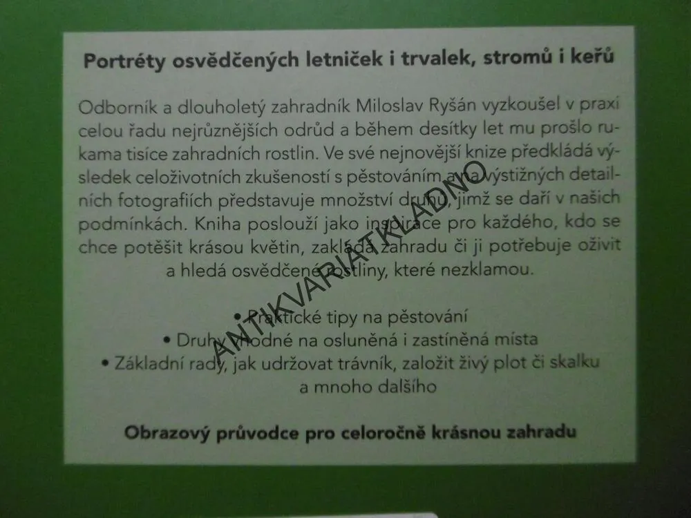 KVĚTINY A DŘEVINY PRO RADOST, **an