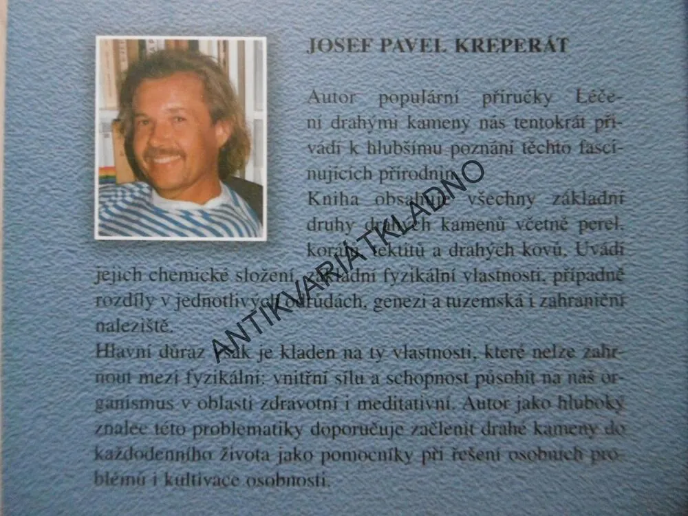 SKRYTÁ MOC DRAHÝCH KAMENŮ, JOSEF PAVEL KREPERÁT, **an