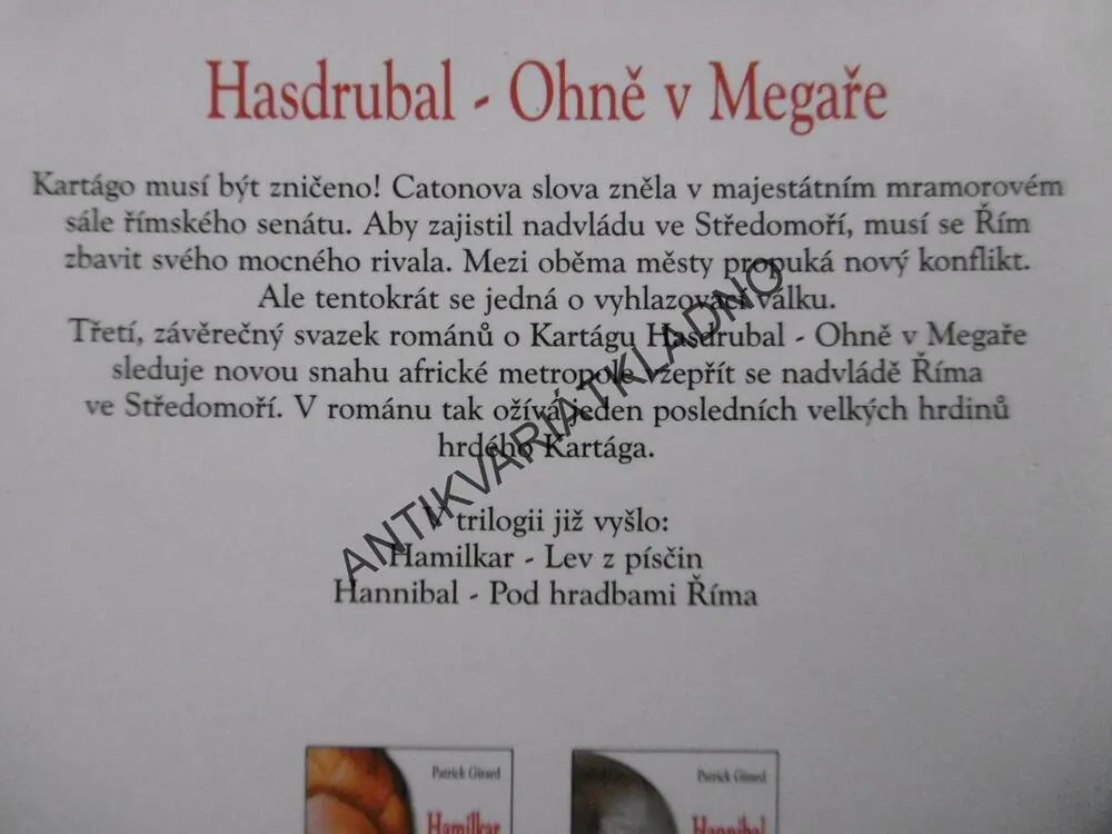 HAMILKAR, HANNIBAL, HASDRUBAL, 1-3, PATRICK GIRARD, **an