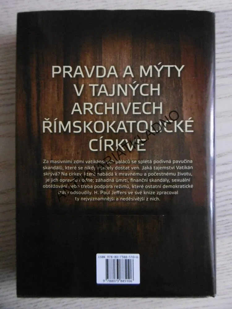 TEMNÁ TAJEMSTVÍ VATIKÁNU, H.PAUL JEFFERS, **an