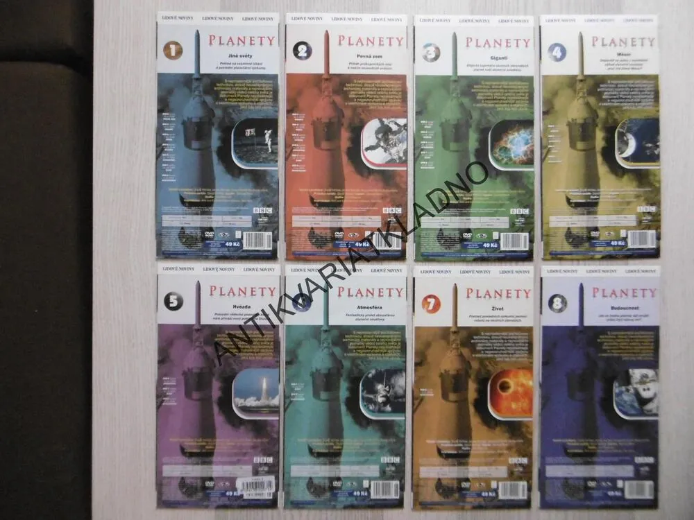 PLANETY, 1-8, BBC, DVD FILM DOKUMENT