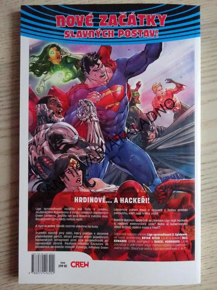 LIGA SPRAVEDLNOSTI, EPIDEMIE, KOMIKS DC COMICS,**an