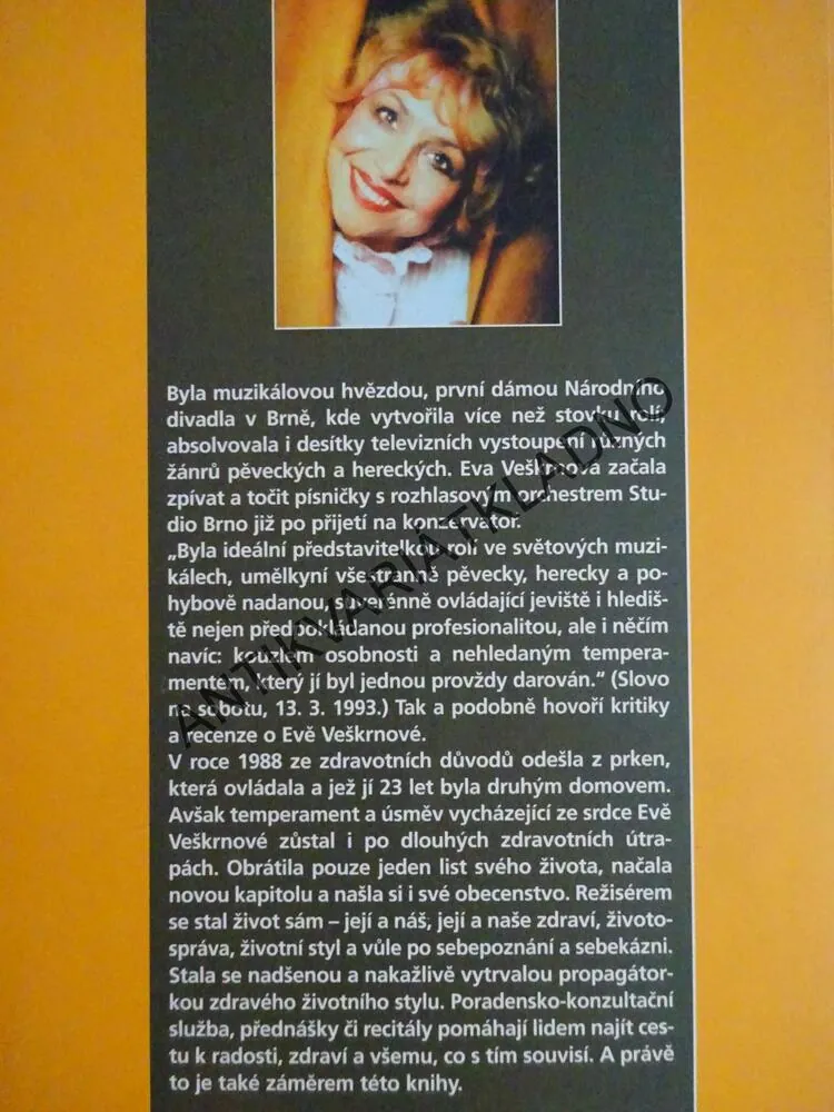 JEVIŠTĚ ŽIVOTA, EVA VEŠKRNOVÁ, **an