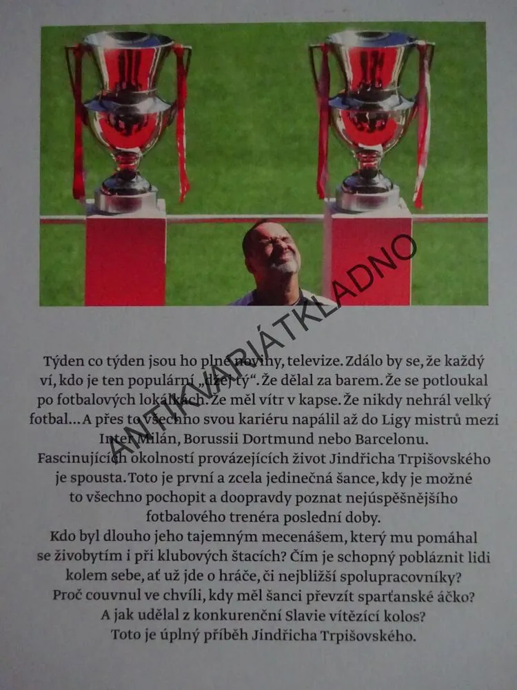 TRPIŠOVSKÝ, ÚPLNÝ PŘÍBĚH MILIONOVÉHO TRENÉRA, FILÍPEK, PODROUŽEK, **an