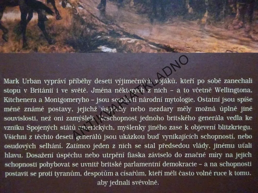 GENERÁLOVÉ, MARK URBAN, **an