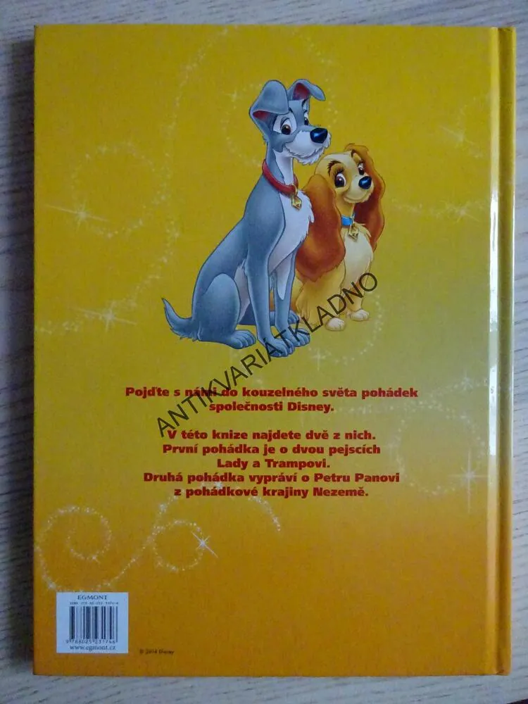 PETR PAN, LADY A TRAMP, DISNEY, **an