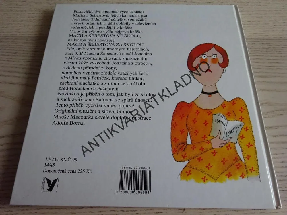 MACH A ŠEBESTOVÁ ZA ŠKOLOU, MILOŠ MACOUREK, ADOLF BORN, **an
