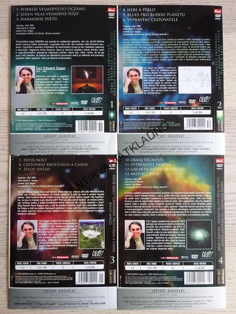 COSMOS 1-4, DVD FILM DOKUMENT