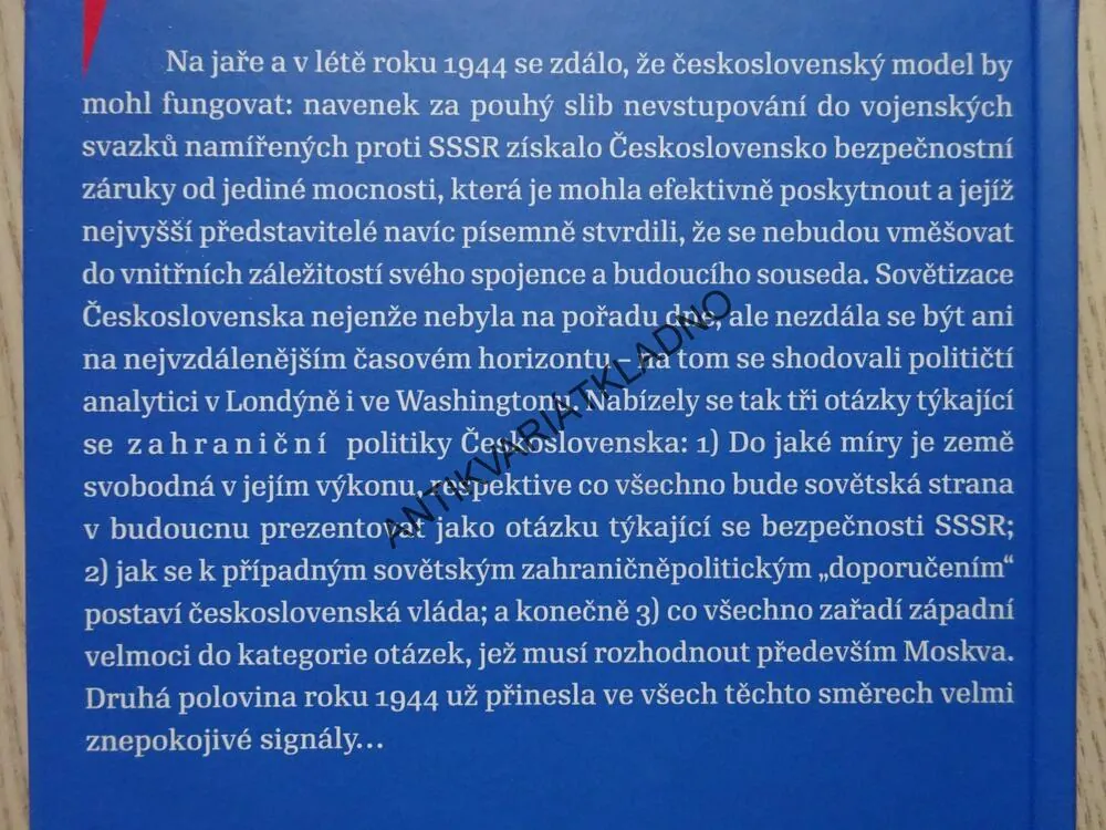 DRAZE ZAPLACENÁ SVOBODA, OSVOBOZENÍ ČESKOSLOVENSKA 1944-1945, SVAZEK I, JAROSLAV HRBEK, VÍT SMETANA, **an