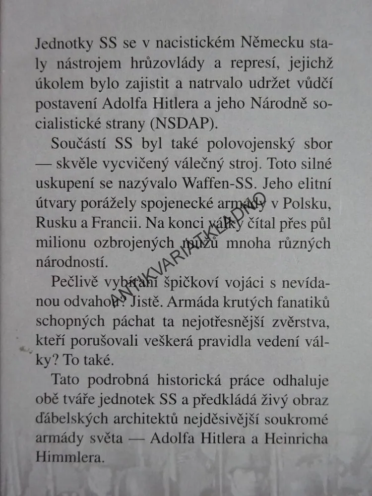 ČERNÍ ANDĚLÉ, PŘÍBĚH WAFFEN-SS, RUPERT BUTLER, **an
