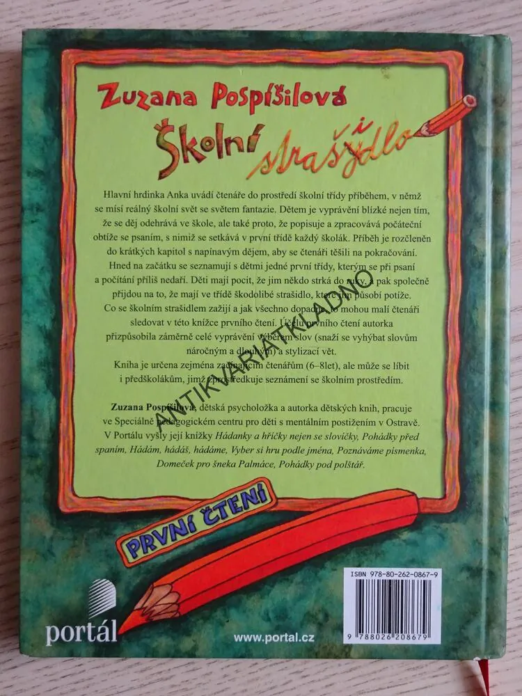 ŠKOLNÍ STRAŠIDLO, ZUZANA POSPÍŠILOVÁ, MARKÉTA VYDROVÁ, **an