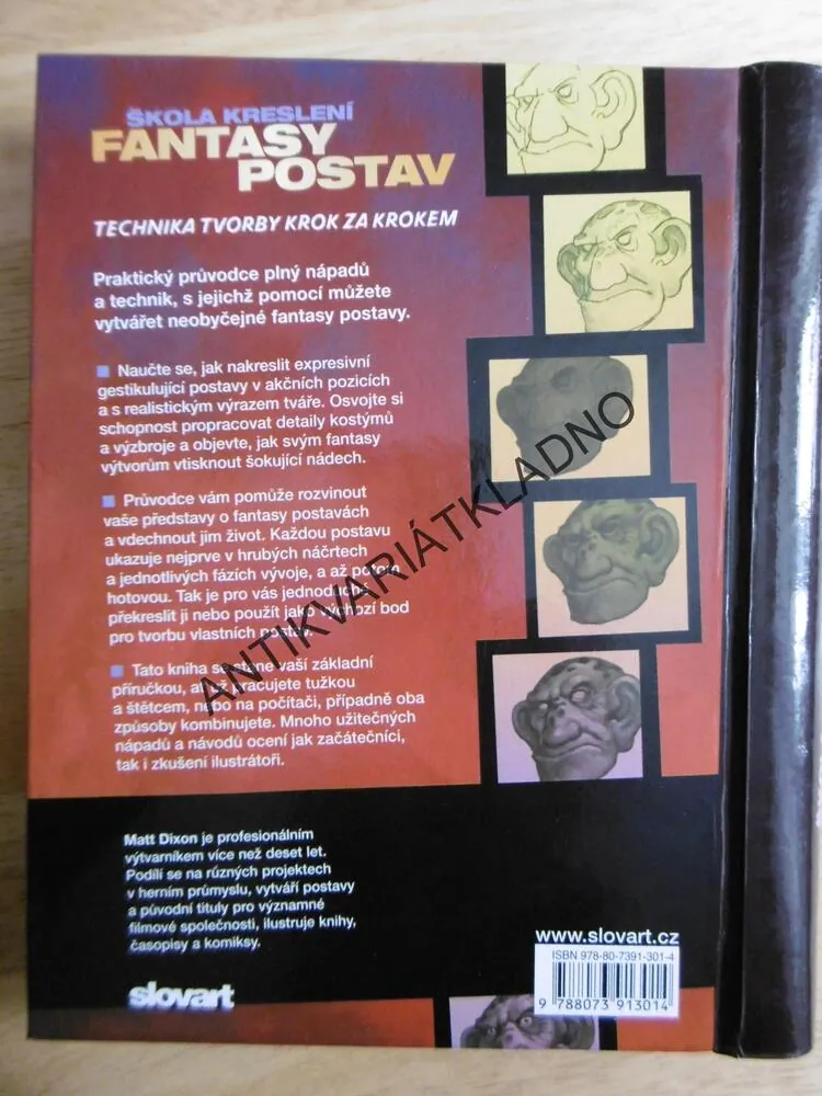ŠKOLA KRESLENÍ FANTASY POSTAV, MATT DIXON,
