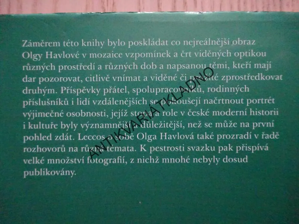 SÍLA VĚČNOSTI OLGY HAVLOVÉ, ANNA FREIMANOVÁ, **an